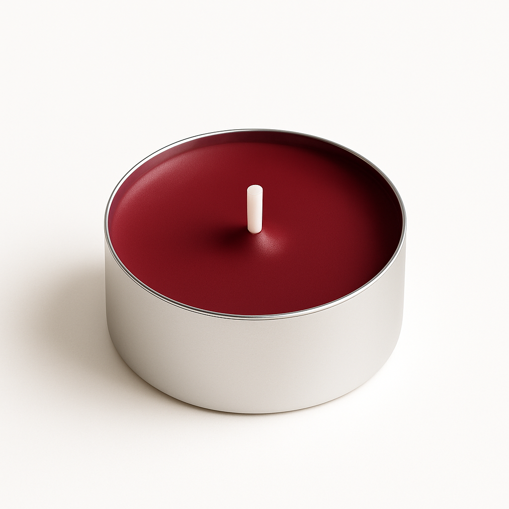 RAYNA Tealight Candles – 12 PCS (Exhibit III) | “Strength Within” – Kali Series | Inspired by Hindu Goddess Kali | Pure Butter Wax