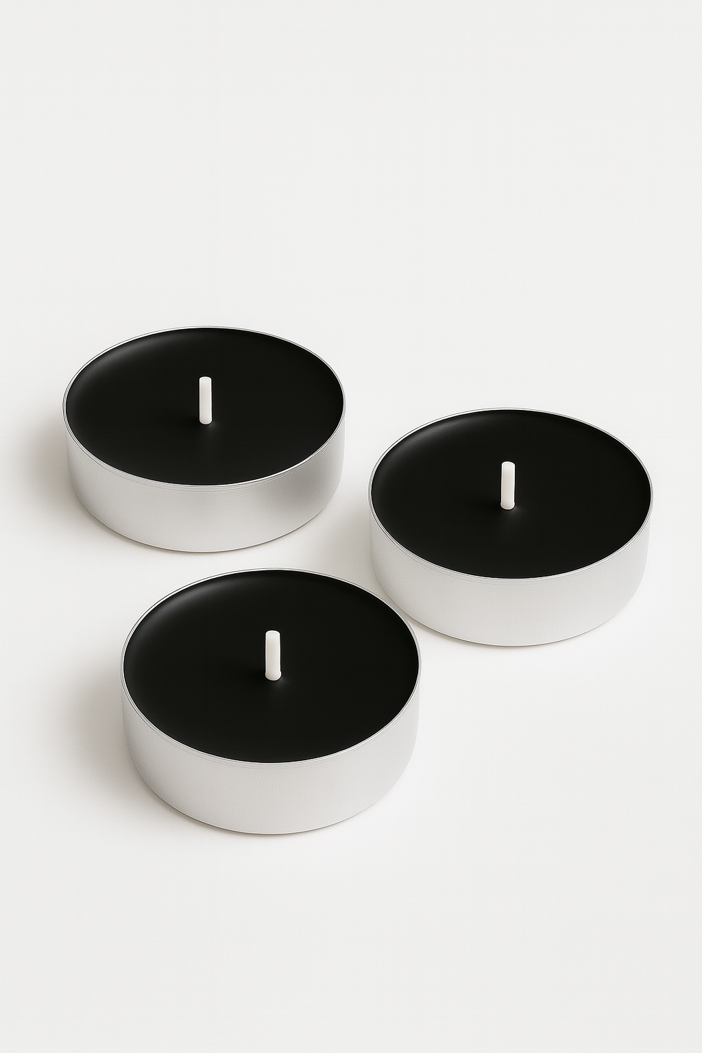 RAYNA Tealight Candles – 10 PCS | Butter Wax Infused with Arabian Botanicals (Black)