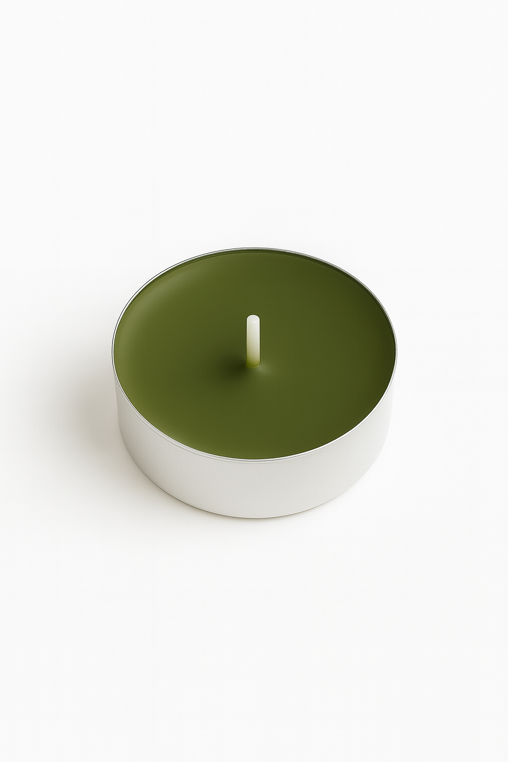 RAYNA Tealight Candles – 10 PCS | Butter Wax Infused with Arabian Botanicals (Olive Green)