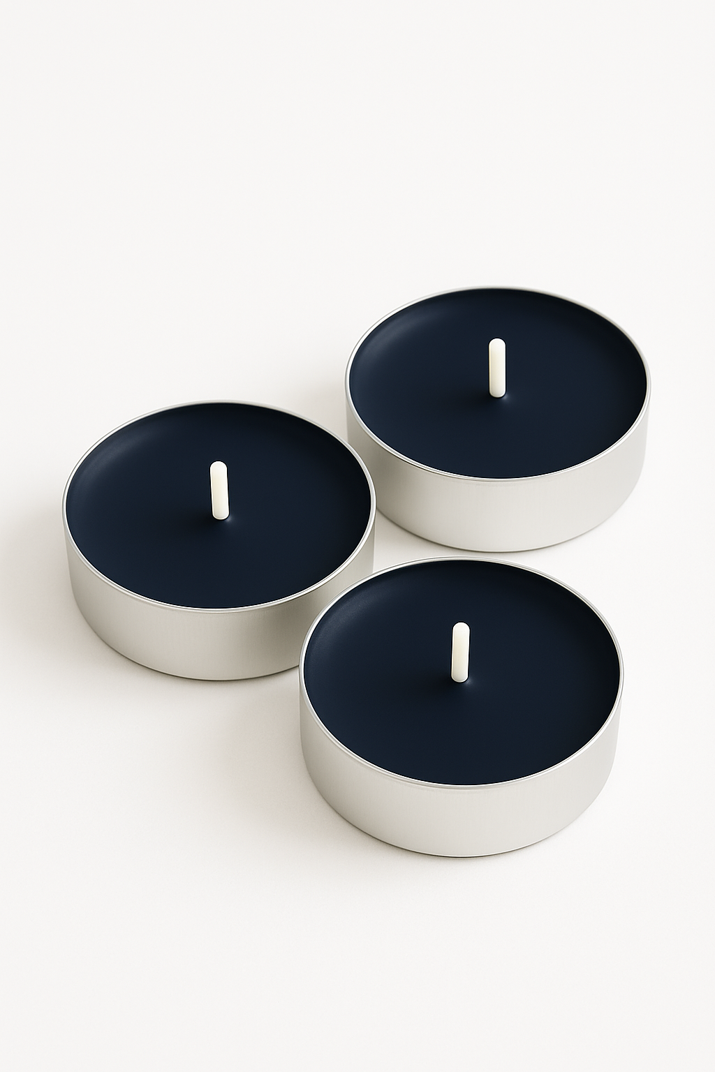 RAYNA Tealight Candles – 10 PCS | Butter Wax Infused with Arabian Botanicals (Midnight Blue)